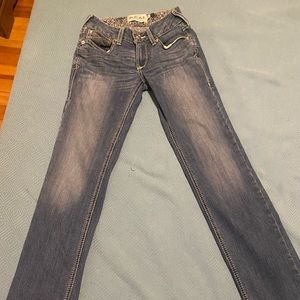 Ariat women’s midrise straight jeans, 25R